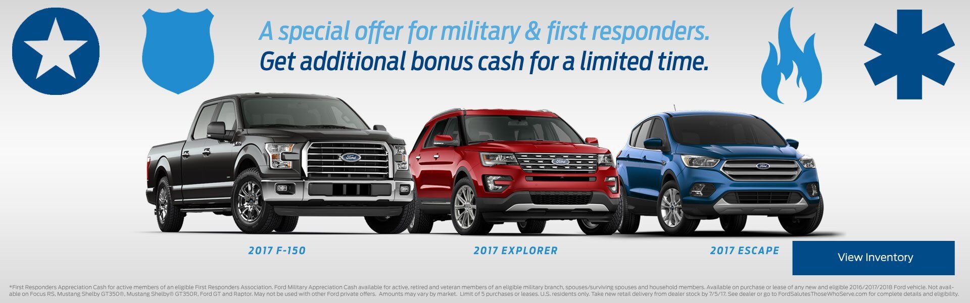 First Responders Ford Special Offer