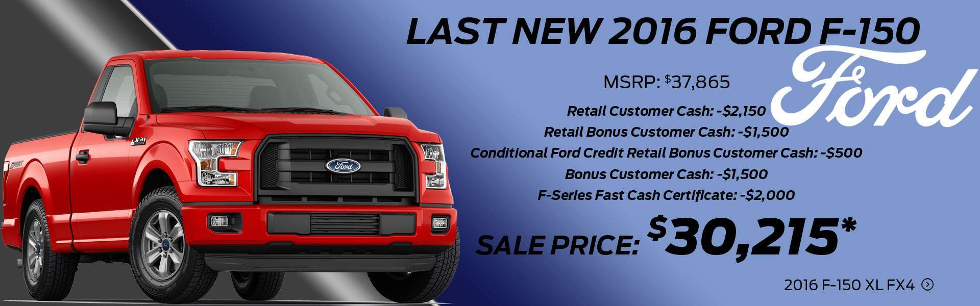 Last New 2016 F-150