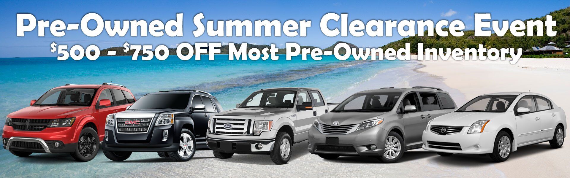 Pre-Owned Summer Clearance Event